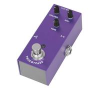 minkissy Delay Pedal Style Analog Distortion Effect for Bass Electric Guitar Compact Design Enhances Creativity for Musicians Sleek Finish Guitar Accessory