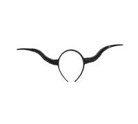 minkissy Devil Horn Headband for Halloween Costume Gothic Antelope Horn Hair Accessory Lightweight Durable Party Prop for Cosplay and Festive Celebrations