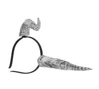 minkissy Devil Horns Headband for Halloween Costume Accessory, Lightweight Pu Material with Realistic Gothic Horn Design, Quick Transformation Headpiece for Theme Party Events and Holiday