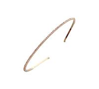minkissy Diamond Headband Women Fashion Crystal Hair Headdress Fascinators Wedding Bridal Hair Accessory