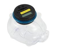 minkissy Digital Pig Shaped Coin Counting Bank with LCD Display Large Capacity Saving Jar Money Box Manual Counter for Teaching Savings Habits Coin Storage for Boys