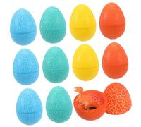 minkissy Dinosaur Egg for Cracked Eggs with Realistic Dinosaur Figures Engaging Educational Play for for Imaginative Exploration