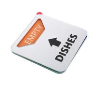 minkissy Dishwasher Status Indicator Tag Clean Dirty Magnet Acrylic Square Universal Design Energy and Water Savings Versatile Compatibility Kitchen Appliance Organization Random Color