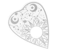 minkissy Divination Board Pendulum Board with Star and Sun Shapes Acrylic Lightweight Portable Artistic Feeling Decoration for Home and Room Use for Spiritual Altar