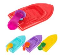 minkissy DIY Balloon Recoil Ship Set Science Experiment Educational for Creative Outdoor Fun and Practical Learning Activities Random Color