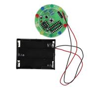 minkissy DIY Electrical Circuit Experiment Kit of Random LED Draw Wheel with Soldering Components for Science Projects for Learning Electronics and Practical Skills