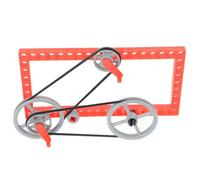 minkissy DIY Gear Pulley Kit Educational Science for Creative Stem Model Teaching Materials Smooth Touch Cognitive Skill Development Safe and Practical Training Equipment