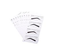 minkissy Diy Makeup Beauty Tools 10 Eyebrow Stencils Adhesive Shaping Templates for Perfect Brows Match Your Natural Brow Shape