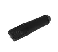 minkissy DIY Metal Condenser Microphone Housing for Xlr Mic Body with Internal Suspension, Black Tube Shell to Reduce Airflow Turbulence and Prevent Popping Noises, for Podcasting