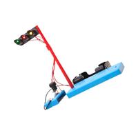 minkissy DIY Traffic Light Assemble Kit Educational Stem Science for Boys Electric Learning Model for School Projects and Creative Physics Experiments