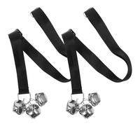 minkissy Dog Doorbell with Adhesive Hooks 2pcs for Potty Training with Adjustable Rope and Loud Bells, Removable Design and Effective Pet Training for Everyday Use