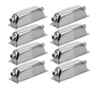 minkissy Double End Drum Lugs Extends Lifespan 8pcs Electroplated for Snare Drum Optimizes Sound Quality Metal Percussion Mounting Hardware with Dual Hole Design and for Live Shows