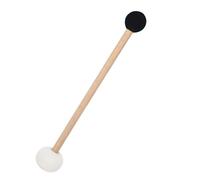 minkissy Double Ended Rubber Felt Bass Drum Mallet with Comfortable Wooden Handle Premium Percussion Stick for Bass Drum More for Beginners and Professionals Durable Design for