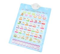 minkissy Double-sided Electronic Alphabet Wall Chart for Interactive English and Arabic Letters with Sound Educational Learning for Early Childhood Development Bright Poster for Classroom