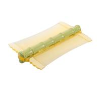 minkissy Double-sided Nit Comb for Lice and Dandruff Removal Durable Plastic Grooming Tool for Pets Boy Girl and Adults Fine Tooth Design Stylish Matcha Color