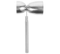 minkissy Double Sided Stainless Steel Jigger 30ml 60ml Bar Measuring Jigger with Handle for Party and Home Cocktail Mixing Measuring Tool