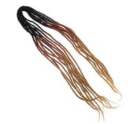 minkissy Dreadlocks Hair Extensions 10pcs Curly Braiding Hair Crochet Extensions Natural Looking Braids Unisex Wigs for Women and Men Hip Hop Style