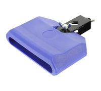 minkissy Durable Plastic Latin Percussion Cow Bell with Mounting Clamp and Mallet Lightweight Drum Accessory for Musicians for Various Music Styles Blue