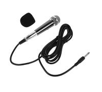 minkissy Dynamic Wired Microphone Mini Handheld Metal Vocal Mic for Karaoke Home Use with Clear Audio for Phone and Amplifier Portable Outdoor Singing