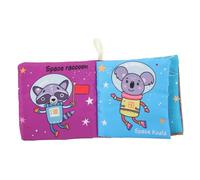 minkissy Early Educational Cloth Book Crinkle Cloth Book for Newborns Soft Sturdy Portable Sensory Toy with Interactive Learning Features Safe Non-Toxic Material for Infant Development