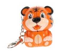 minkissy Educational Cube Keychain Fun Animal Decompression Toy for Boy Girl and Adults Stress Relief Puzzle Game Durable Material for Travel and Play