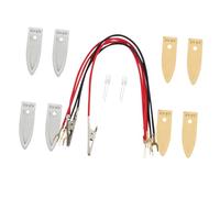minkissy Educational DIY Fruit Battery Science Kit for Students Safe and Easy Assembly Stem Experiment Kit with Fruit Electricity Circuits for Learning and Analytical Thinking Development