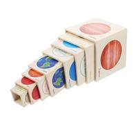 minkissy Educational Planet Cubes for Interactive Early Develops Creativity and Logical Thinking Fun Stem Building Blocks for Boys and Preschool