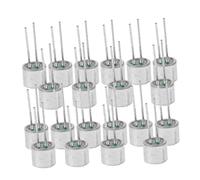 minkissy Electret Condenser Microphone Pickup Copper Material 30pcs with Pins Cylindrical Structure, Enhances Recording Clarity and Reduces Environmental Noise for Professional Recording
