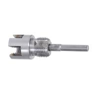 minkissy Electric Drill Pipe Threader Kit for Ppr Ppe Pipes, Heavy-duty Carbon Steel Multi-purpose Thread Cutting Tool, Electric Drill Driven Silver Finish, for Home Renovation