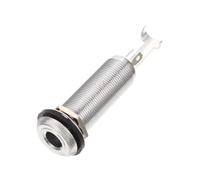 minkissy Electric Guitar and Bass Stereo Jack Socket Silver Copper Replacement Part with High Sensitivity and Easy to Install Features for Reliable Audio Output