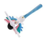 minkissy Electric Spinning Unicorn Windmill Light Up Toy for Kids Colorful Rotating LED Music Wand for Parties and Halloween Baby Sensory Light Up Toy