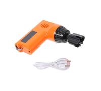 minkissy Electric Ukulele and Guitar String Winder Copper Material Orange Color Easy to Use Guitar Repair Tool for Musicians