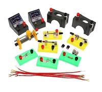 minkissy Electricity Learning Kit for Students Physics Teaching Tools with Experimental Supplies for School and Home Enhance Understanding of Series and Parallel Circuits Random Color
