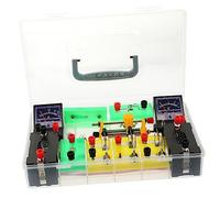 minkissy Electricity Teaching Instruments Physics Experiment Kit Basic Circuit Learning Equipment for Middle School Students Stem Educational Science Tools Random Color