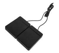 minkissy Electronic Drum Pedal Kick Percussion Foot Pedal for Double Bass Drums Portable Jack Connecting Cable for Studio Practice