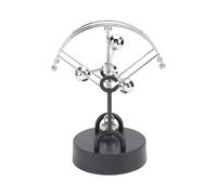 minkissy Electronic Perpetual Motion Silver Desk Decoration for Office and Home Physics Science for Adults Desktop Ornament for Study and Work