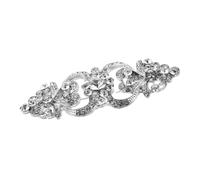 minkissy Elegant Alloy Brooch with Shiny Rhinestone and Pearl Accents Lightweight Decorative Pin for Womens Sweaters Dresses Hats Stylish Bridal Accessory Adding Luxurious Charm to Formal