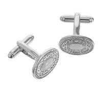 minkissy Elegant Copper French Cufflinks for Men with Crystal Accents Round Design for Business Shirts and Formal Events Stylish Wedding Accessories