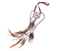 minkissy Elegant Feather Headband Stretchy Bohemia Headband Hair Ring Hair Accessories for Women Girls Birthday