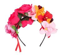 minkissy Elegant Floral Headband Rose Flower Headband for Women Girls Unique Design for Halloween Christmas Wedding