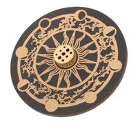 minkissy Elegant Multi-functional Stick Incense Holder Made of Synthetic Material for Home Decor and Travel Use, Easy to Store for Meditation and Yoga Sessions