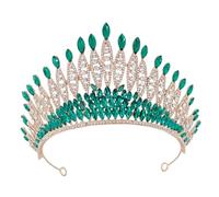 minkissy Elegant Wedding Bridal Headdress Tiara Wedding Crown Headband for Women