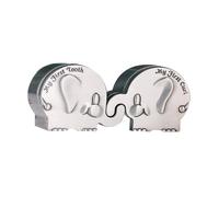 minkissy Elephant Shape Newborn Teeth Boxes and First Curl Keepsake Box for Baby Boys and Girls, Zinc Alloy with Smooth Surface for Long-Term Tooth and Curl Storage in Boys and Girls