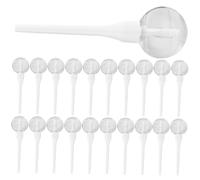 minkissy Empty Lip Gloss Tubes 25pcs 6ml Lollipop Shape Refillable DIY Lip Balm Containers White Plastic Tubes for Lipstick Making and Travel Use