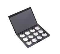 minkissy Empty Magnetic Eyeshadow Palette Color Makeup Case for Blush Powder Foundation Lightweight Portable Cosmetic Storage