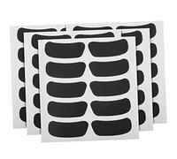 minkissy Erasable Sports Eye Patch 50 Pack Face Sticker Multi-function Fan Sticker Sports Supply Eye Strip Decal for Fans