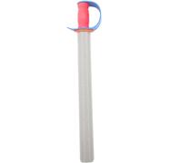 minkissy Eva Foam Sword Prop Lightweight Performance Cosplay Walking Sword Plaything for Pirate Parties Creative Design Safe Practice Accessory for Boys