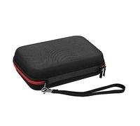 minkissy Eva Thermometer Storage Bag with Lanyard and Red Zipper Hard Case Container Thermometer Covers for Home Use
