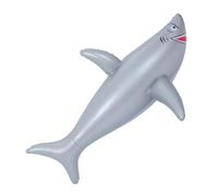 minkissy Extra Large Inflatable Shark for Pool and PVC Animal Float with Lifelike Design Easy to Clean Bath and Birthday Party Decoration