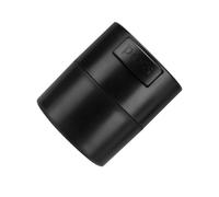 minkissy Eyelash Glue Storage Jar Matte Black Large Capacity Sealed Container for Lash Extension Glue Portable Lightweight Makeup Tool Organizer